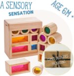 Jaques of London Wooden Blocks | Sensory Toys for Babies | Sound Toys | Wooden Toys | Baby Sensory | Since 1795 - Image 2