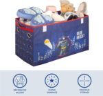 Idea Nuova Batman Collapsible Children’s Toy Storage Trunk, Durable with Soft Lid, 28.5"x14.5"x16" - Image 4