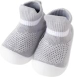 Maeau - Baby First Walking Shoes Baby Boys Girls Sock Shoes Infant Toddler Sock Slipper Anti-Slip Trainers Indoor Outdoor for Holiday Party Gift