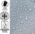 MaxiBean Large Bean Bag Chair for Kids and Children - Gaming BeanBag Cushion with Filling Beans Included, Perfect for Living Room, Bedroom, Garden Room, and Outdoor Use Weather Resistant - Grey - Image 4