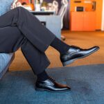 Hitmars Mens Oxfords Shoes Men's Lace Up Derbys Shoes Business Formal Dress Shoes Black Brown UK 5-13 - Image 5