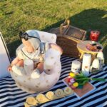 Baby Inflatable Seat with Suction Cups for Babies 3 Months & Up, Baby Floor Seats for Sitting Up with Built in Air Pump, Blow Up Baby Chair for Infants - Bear Head - Image 6