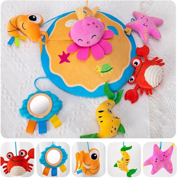 Mobile for Crib | Bell Baby Mobile Crib Toy | Rotating Cute Animal Nursery Decor, Educational Toys for Girls Boys, Stroller Accessories - Image 6