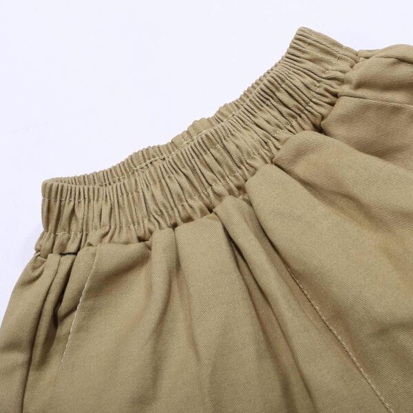 WWricotta Boys Kids Summer Casual Fashion Cargo Pants Solid Color Loose Sweatpants Trousers for Sports Activewear Footie Pajamas Baby Boy - Image 5