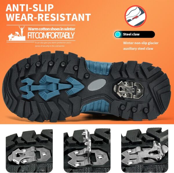 VITIKE Kids Snow Boots Outdoor Winter Walking Boots Warm Trekking Boots - Image 5