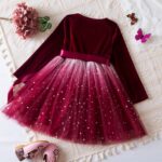 NNJXD Princess Girl Long Sleeve Tulle Dress Autumn Winter Kids Clothes - Image 2