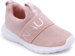 Nautica Kids Girls Boys Fashion Sneaker Slip-On Athletic Running Shoe for Toddler and Little Kids-Mattoon-Mauve Sparkle-9