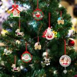 SICOHOME 2023 Baby's First Christmas Frame Ornament 4" Personalized Baby 1st Christmas Photo Frame Ornament Santa Gift My First Christmas Picture Frame Ornament for New Parents Mom Dad Presents - Image 7