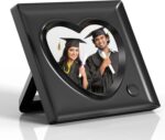 Picture Frame Personalized Voice 20S Recordable, 3.9x3.9 Love Heart Shape Gifts for Graduation, Christmas, Birthday, Wedding, Photo Frame for Tabletop Desk Bookshelf Office Home - Image 9