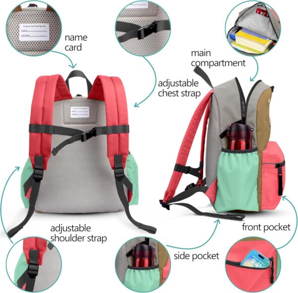 Toddler Backpack for Boys Girls 2-5, Preschool Backpack for Boys Girls - Image 6