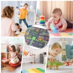 Nybhyjka Road Play Map City Car Vehicle Traffic Educational Learning & Fun Game Area Non Slip Boy & Girl Kids Rug Carpet Traffic Map Crawling Play Carpet Kids Baby Children Educational Road Traffic - Image 5
