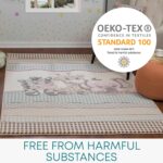 Livabliss Safari Kids Rug - Childrens Rugs for Bedroom 160x213 cm, Kids Carpet for Girls & Boys Bedroom, Playroom and Nursery Rugs, Baby Rug for Girl or Boy Room, White, Grey and Beige - Image 3