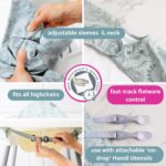 BIBaDO - Long Sleeve Baby Bibs - Babies & Toddlers 6-36 Months - Coverall Baby Led Weaning Bib - Easy Wipe, Soft & Waterproof - Image 3