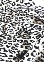 Baby Moo's Leopard Print Baby Grow | Unisex Black & White Animal Print Cute Bodysuit Vest - Unique & Trendy New Parents & Baby Gifts - Image 2