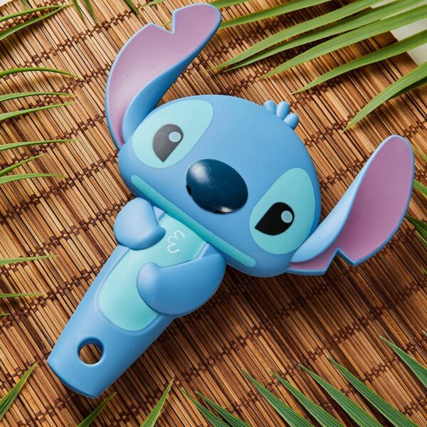 Disney Stitch Detangle Hair Brush for Women Teenagers Girls Minnie Mouse Baby Yoda Paddle Brush Stitch Gifts (Blue Stitch 3D) - Image 6