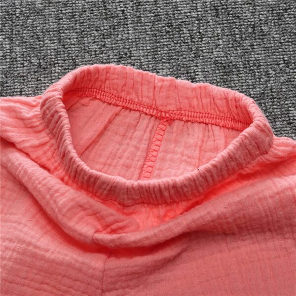 Toddler Baby Boy Girl Cotton Linen Joggers Pants Elastic Basic Long Pants Harem Bloomers Infant Summer Clothes Casual Joggers - Image 2