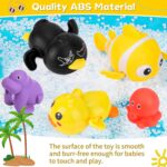 Hysagtek 11PCS Baby Bath Toys, Baby Bath Tub Toys Swimming Pool Toys Paddling Pool Toys Toddler Toys Wind-up Toys for Kids - Image 2
