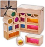 Jaques of London Wooden Blocks | Sensory Toys for Babies | Sound Toys | Wooden Toys | Baby Sensory | Since 1795