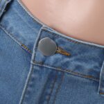 HMifjUM Womens Slim Fitting High Waisted Jeans Womens Flared Jeans Classic Slimming Fit High Bottoms Pull On Stretchy Jeans for Women UK Wearable All Year Round - Image 6