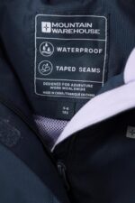 Mountain Warehouse Shelly II Kids Waterproof Jacket - Taped Seams Childrens Rain Coat, Adjustable Cuffs, Boys & Girls - For Camping, Walking & Outdoors - Image 6