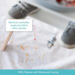 Bumkins Baby Splat Mat for Under High Chair, Babies Toddlers Eating Mess Mat, Waterproof Reusable Cloth for Arts and Crafts, Playtime Mat for Kids, Floors or Tables, Fabric 42inx42in, Desert Boho - Image 4