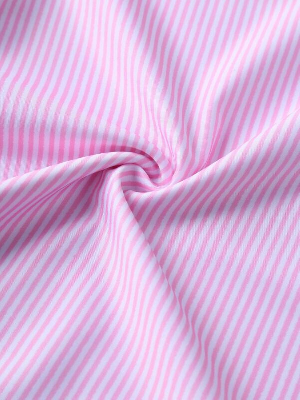 dPois Infant Baby Girls Floral One Piece Long Sleeve Rash Guard Swimsuit Shirt with Ruffle Bloomers Swimsuit - Image 5