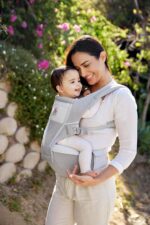 Ergobaby Alta Hip Seat Baby Carrier with Baby Seat for Babies and Toddlers from 4 Months (5.5 kg - 20.4 kg), Carrier with SoftFlex Mesh, Pearl Grey - Image 2