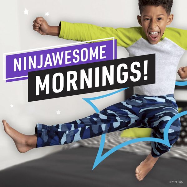 Pampers Ninjamas Pyjama Pants Unisex Hearts, 4-7 Years, 60 Pyjama Pants, 17kg - 30kg, All-Night Leak Protection - Image 9