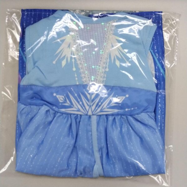 Lito Angels Ice Princess Snow Queen Costume Party Fancy Dress Up with Cape and Accessories for Baby and Kids Girls, Blue 267 - Image 8