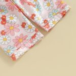 WERNZATT Kids Baby Boy Girl Satin Pajamas Set PJS Long Sleeve Button Down Sleepwear 2 Piece Lounge Tops Pants Nightwear Homewear - Image 7