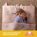 Silentnight Healthy Growth All-In-One Sleepover Bag - Sleep Bag & Built-In Pillow for Comfort and Convenience - Super Soft and Cosy Brushed Microfibre Travel Nursery Sleeping Bag - 160x70cm - Image 3