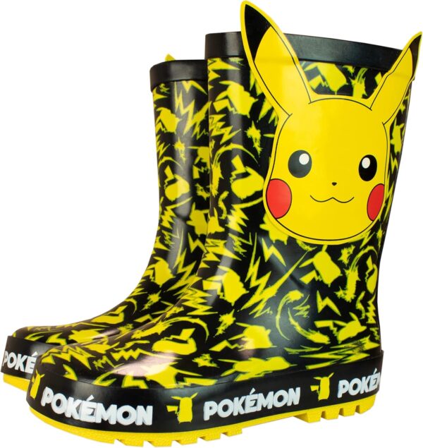 Pokemon Kids Wellington Boots Pikachu - Image 6