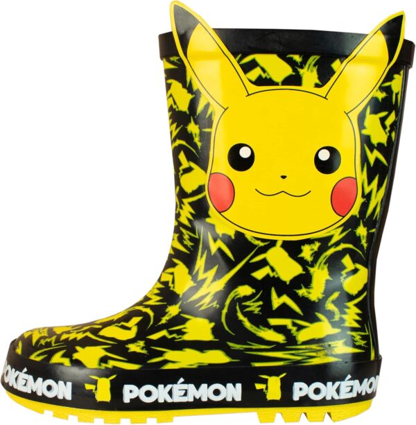 Pokemon Kids Wellington Boots Pikachu - Image 2