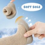 MK MATT KEELY Baby Shoes Boys Girls Winter Warm Sock Shoes Toddlers Thick Pre Walkers Shoes with Anti-Slip Rubber Sole - Image 4