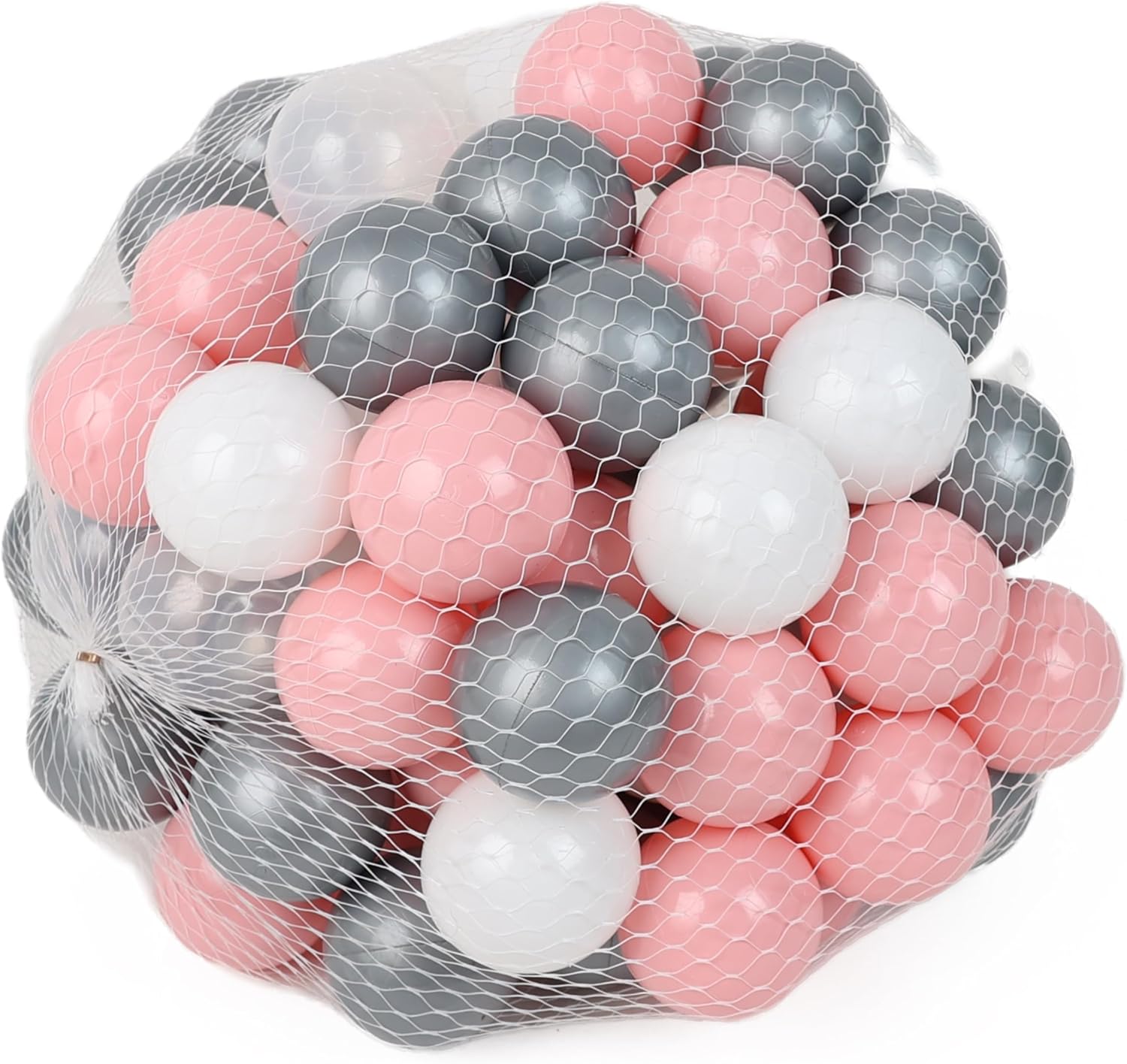 81jPHAKv-7L._AC_SL1500_.jpg DIVCHI Playballs Soft Pit Balls for Kids, Small Metallic Color Plastic Balls, Crush Proof, Smooth Surface and No Sharp Edges, Toxic Free, Multi Pack Baby Approved Playball Set (500PCS) - Image 1