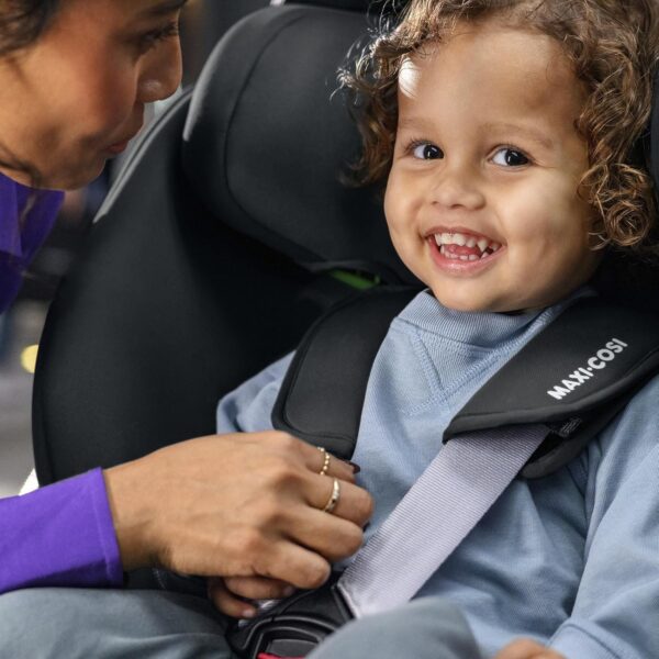 Maxi-Cosi Titan S Comfort i-Size, Breathable Comfort Fabrics, Child Car Seat, 15 months-12 years (76-150cm), ISOFIX Car Seat, 5 Recline & 13 Headrest Positions, G-CELL Protection, Authentic Black - Image 10