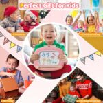 Kikidex Magnetic Drawing Board, Toddler Girl Toys for 1-2 Year Old, Doodle Board Pad Learning and Educational Toys for 1 2 3 Year Old Baby Kids Birthday Gift (Pink) - Image 7