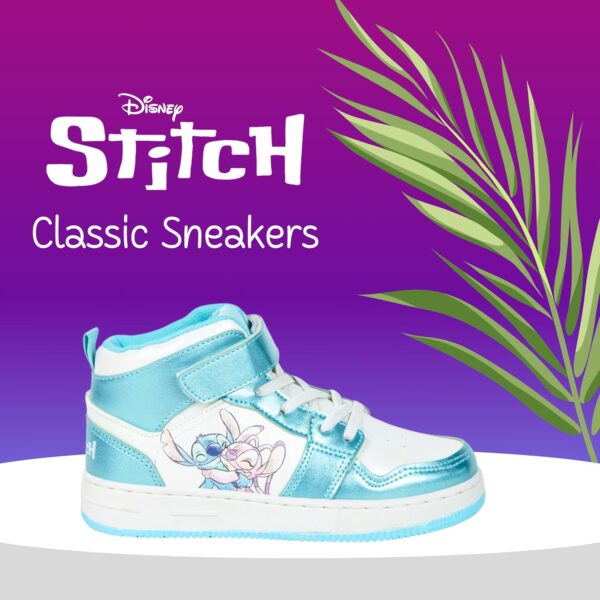Disney Stitch Shoes Girls, Stitch and Angel High Sports Shoes, Gift for Girls and Teenagers, Sizes EU 30 to 35 - Image 2