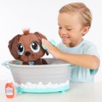 Rescue Tales Scrub 'n Groom Bathtub Playset with Chocolate Lab Plush Pet Toy - Image 4