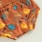 Western Baby Girl Clothes Boho Cow Print Short Sleeve Tassel T Shirt Top + Bloomer Shorts Set Infant Summer Outfits - Image 5