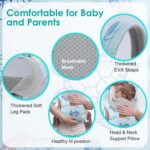 YooxArmor Baby Carrier Newborn to Toddler, Ergonomic Adjustable Toddler Carrier for 7-33 Lbs, Cozy Lightweight Infant Carrier with Neck Support, Baby Holder Carrier with Lumbar Support for Mom Dad - Image 3