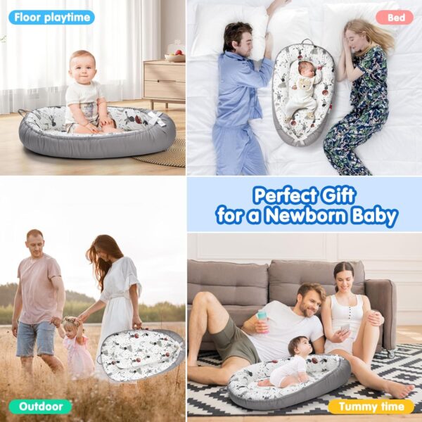 Baby Lounger - Baby Lounger for Newborn 0-24 Months, Breathable & Soft Baby Nest, Portable and Lightweight Infant Lounger for Home and Travel, Ideal Newborn Babies Essentials Baby Shower Gifts - Image 7