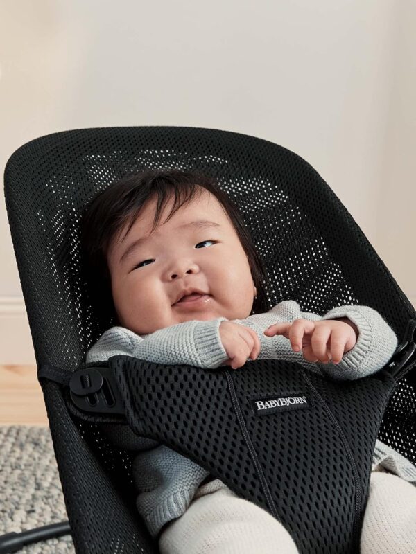 BabyBjörn Bouncer Bliss, Mesh, Black - Image 4