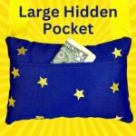 Tooth Fairy Pillow w/ Fun Dump Truck Design - Tooth Fairy Tooth Holder w/ Handle -Large Pocket, Easy Hang Tooth Fairy Accessories for boys - Perfect Tooth Fairy Gift with Cute Saying - 4 x 6 inches - Image 2