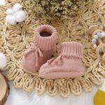 mimixiong Baby Booties Newborn First Walkers Cozy Shoes Warm Knit Soft Booties for Toddler Infant Boy Girl - Image 7