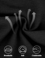 FEOYA Maternity Trousers Womens Wide Leg Long Pants Elastic Waist Casual Sweatpants Loose Pregnancy Trousers with Pocket S - 4XL - Image 5