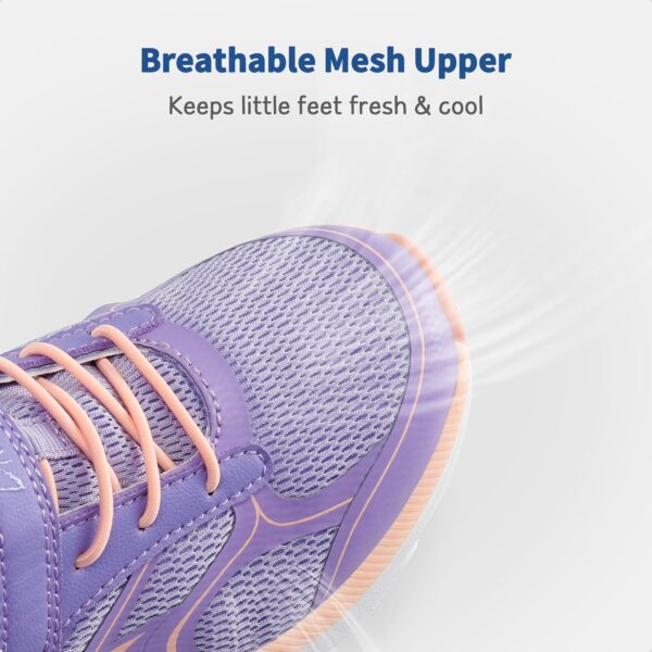 DREAM PAIRS Boys Girls Trainers Tennis Running Shoes for Kids Breathable Athletic Sports Gym Sneakers - Image 5