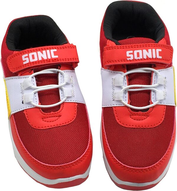 Sonic The Hedgehog, Boys or Girls Trainers with Flashing Lights, Red, Size 8-3 - Image 5