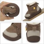MASOCIO Baby Boys Girls Winter Warm Boots Toddler Booties Anti-Slip Rubber First Walking Shoes - Image 6