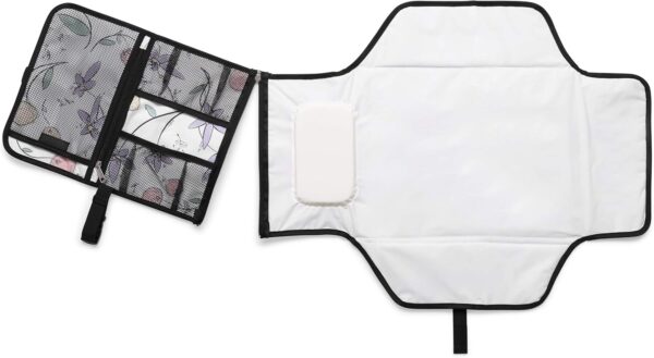 JumpOff Jo – Portable Changing Pad – Padded Diaper Changing Station – Fairy Blossom - Image 2